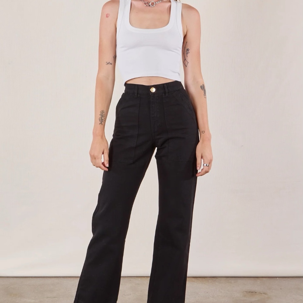 BIG BUD PRESS- Black Work Pant